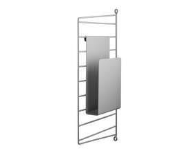 String Magazine Holder, grey