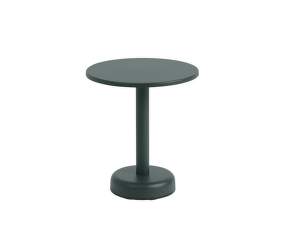 Linear Steel Coffee Table Ø42, dark green
