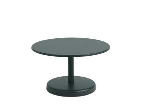 Linear Steel Coffee Table Ø70, dark green