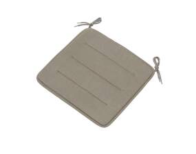 Linear Steel Chair Seat Pad, light grey