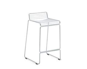 Hee Bar Stool Low, hot galvanised