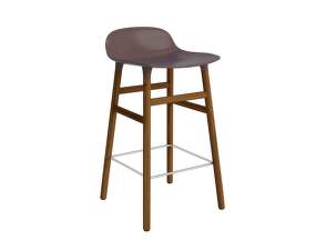 Form Bar Chair 65 cm Walnut, brown