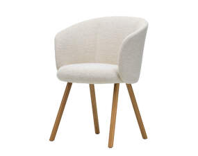 Mikado Armchair Natural Oak, ivory/pearl