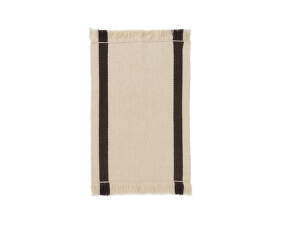 Calm Kelim Mat 50x70, off-white/coffee