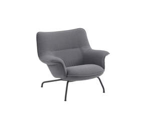 Doze Lounge Chair Low, Ocean 80 / anthracite black