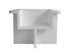 Brutus Lounge Chair, bone white
