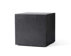Plinth Side Table Cubic, Nero Marquina