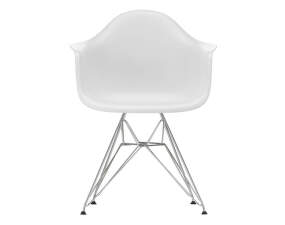 Eames Plastic Armchair DAR, cotton white