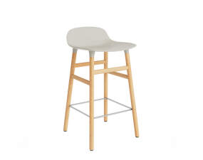 Form Bar Chair 65 cm Oak, light grey