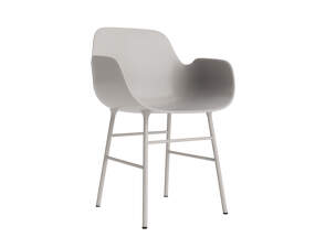 Form Armchair Steel, warm grey