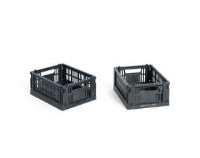 Colour Crate Mini, set of 2, charcoal