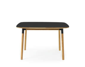 Form Table 120x120 cm Oak, black