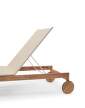 Pelagus Sunbed, teak