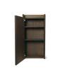 Sill Wall Cabinet, dark stained oak