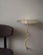 Curvature Wall Table, brass