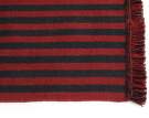 Stripes and Stripes Wool Rug, cherry