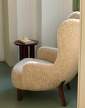 Petra VB3 Lounge Chair, walnut / sheepskin Moonlight