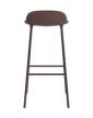 Form Bar Chair 75 cm Steel, brown