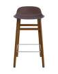 Form Bar Chair 65 cm Walnut, brown