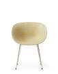 Mat Armchair Steel, hemp/cream