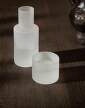 Ripple Carafe Set Small, frosted