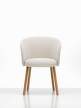 Mikado Armchair Natural Oak, ivory/pearl