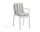 Palissade Chair and Armchair Soft Quilted Cushion, sky grey