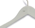 Ramínka Soft Coat Hanger Slim, set 4 ks, grey