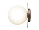 Liila 1 Wall/Ceiling Light Large, dark bronze/opal