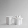 Big Foot Side Table, bone white