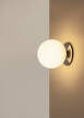TR Bulb Ceiling/Wall Lamp, polished steel