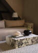Plinth Lounge Table Low, Calacatta Viola
