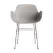 Form Armchair Steel, warm grey