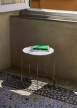 Top Wire Stool VP11 Ø38 Marble, Bianco Carrara