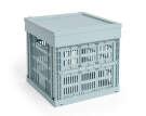 Colour Crate Lid Plastic Cube/Medium Square, dust blue