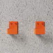 Bath Hooks, Set of 2, orange