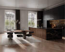 Hiro Dining Chair, black