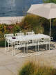 Terrazza Parasol Hexagon, off-white and grey