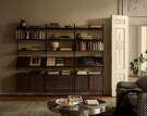 String, dark oak/dark brown