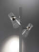 Nocturne Cone F2 Floor Lamp, silver