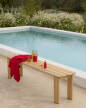 Assemble Bench 180x36 cm, teak