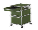 Zásuvkový kontejner na kolečkách USM Haller M63, olive green-1