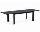 Chisel 630 Extendable Table Rectangular, black laquered oak