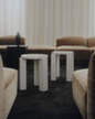Atlas Stool Round, creme