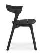 Bok Outdoor Dining Chair, teak black