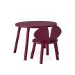 Mouse chair, burgundy