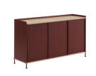 Enfold Sideboard 148x85, oak/deep red