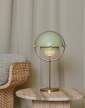 Multi-Lite Table Lamp, sage / brass