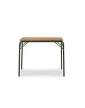 Vig Table 90 x 80 cm Robinia, dark green