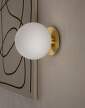 TR Bulb Ceiling/Wall Lamp, brass/matte
